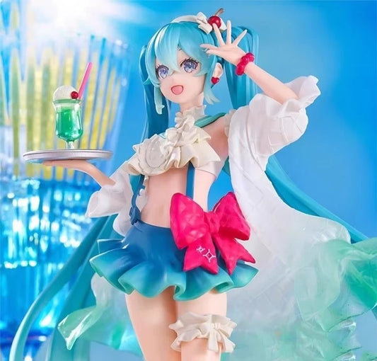 Hatsune Miku Tropical Juice Project DIVA Vocaloid Kawaii Premium Figure PVC 7" [Boxed]