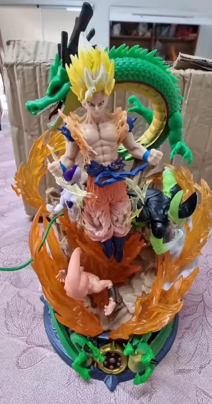 Goku, Frieza, Shenron, Kid Buu, Cell Dragon Ball Z Anime Figure PVC 6" [No Box]