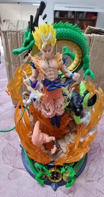Goku, Frieza, Shenron, Kid Buu, Cell Dragon Ball Z Anime Figure PVC 6" [No Box]