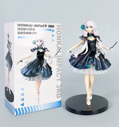 Kiana Kaslana Holy Night Symphony Honkai Impact Anime Figure Model Statue PVC 7" [Boxed]