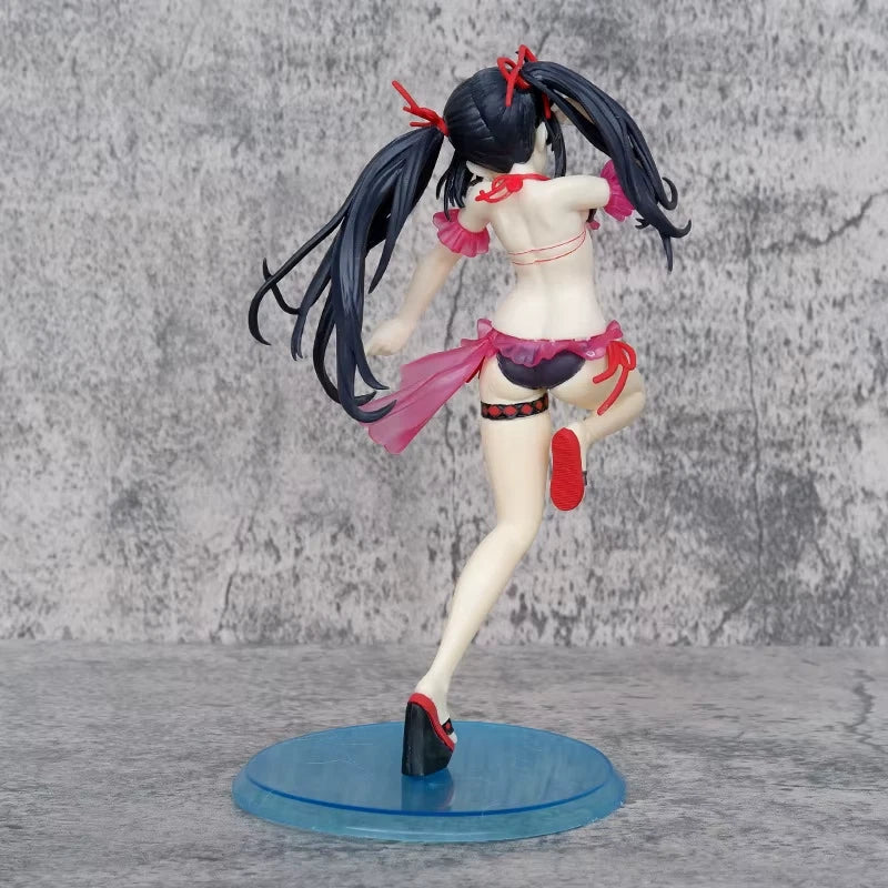 Kurumi Tokisaki Swimsuit Date A Live Anime Kawaii Waifu Figure PVC 7.8" [No Box]