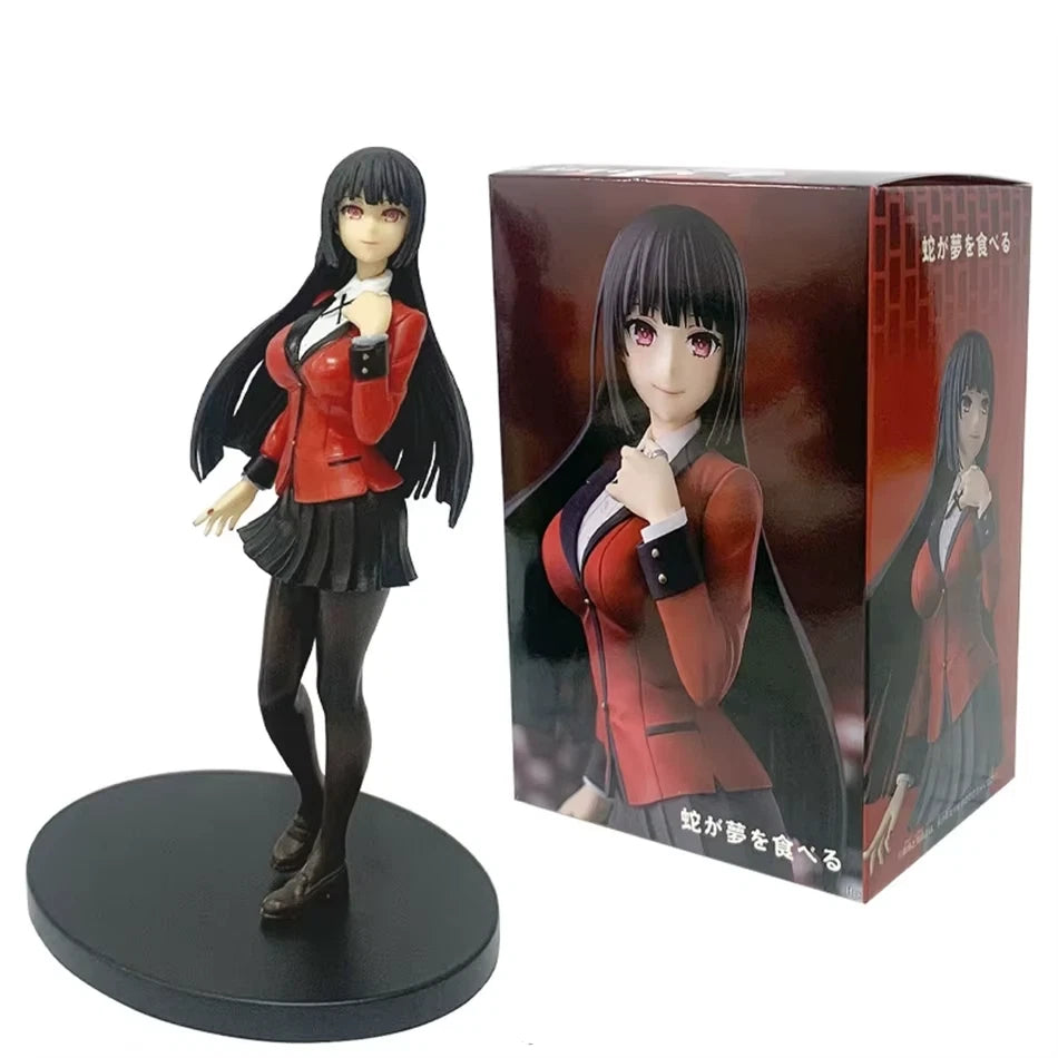 Yumeko Kakegurui Compulsive Gambler Cute Anime Figure Model Statue PVC 8" [Boxed]