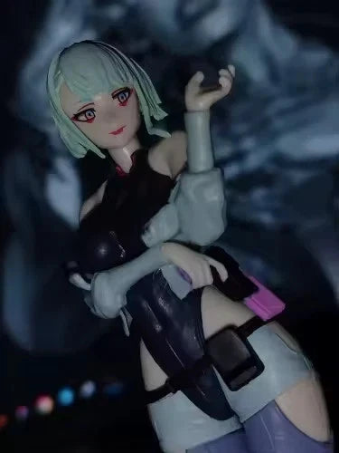 Lucy Kushinada Cyberpunk: Edgerunners Anime Figure Model Statue PVC 7" [Boxed]