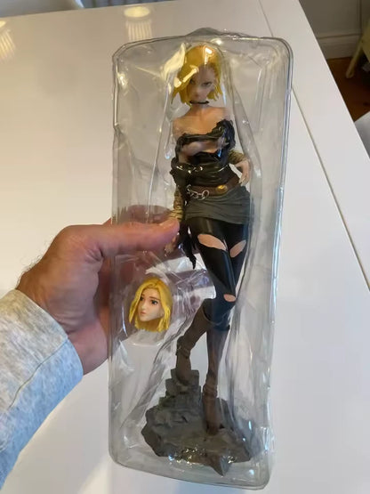 Android 18 Torn Shirt Dragon Ball Z Anime Figure Model PVC 9" [Adult Collectible]