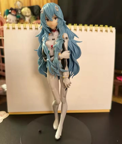 Rei Ayanami Pilot Suit Rebuild of Evangelion Anime Figure Model PVC 7" [No Box]