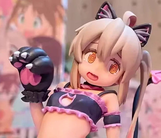 Mahiro Pajamas Onii-chan wa Oshimai! Anime Kawaii Neko Figurine PVC 3" [Boxed] *Adult Collectible*