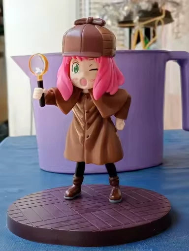 Anya Forger Winter Detective Spy × Family Anime Kawaii Figure PVC 5.2" [Boxed]