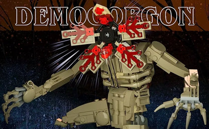 Demogorgon Stranger Things Adjustable Building Blocks 553 pcs set 12" [No Box]