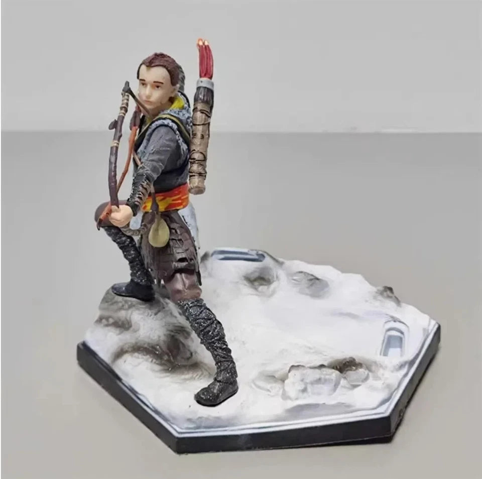 Kratos & Atreus God of War Video Game Action Figure Model Statue PVC 8" [Boxed]