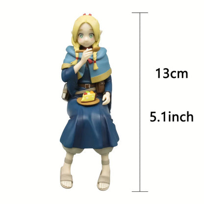Marcille Donato Eating Cake Delicious in Dungeon Anime Kawaii Figure PVC 5.1" [Boxed]