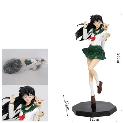 Kagome Student Uniform Inuyasha Anime Kawaii Figure PVC 9" [No Box]