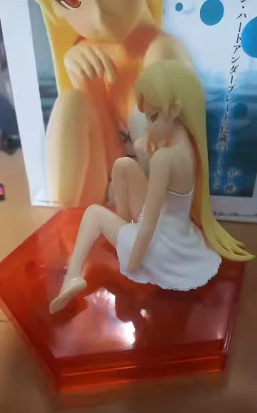 Shinobu Oshino Sitting Bakemonogatari Desktop Anime Figure Model PVC 4" [Boxed]
