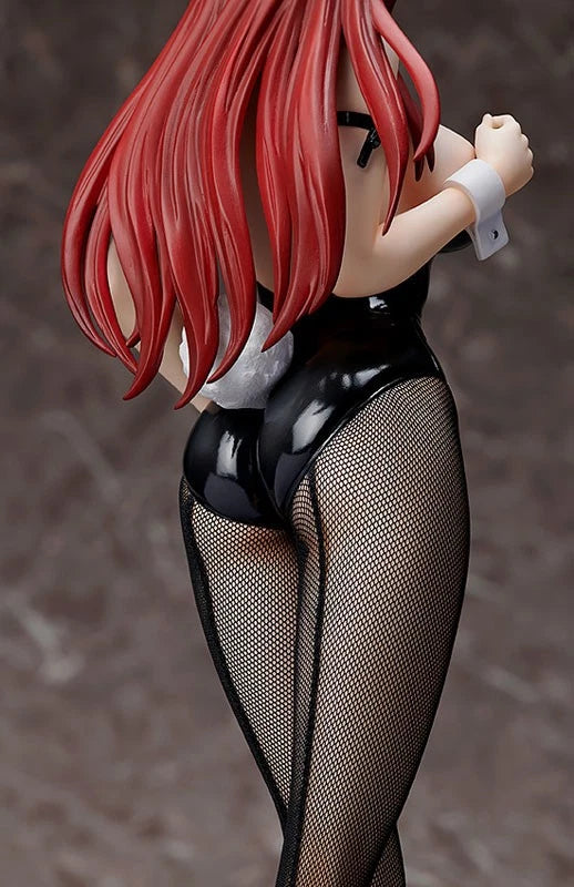 Erza Scarlet Bare Leg Bunny Fairy Tail Anime Heroine Figure PVC 13” [No Box] *Adult Collectible*
