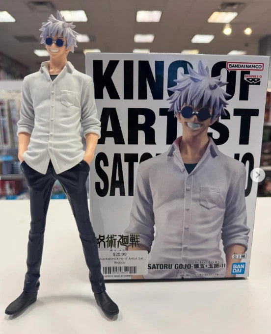 Satoru Gojo Dress Shirt Jujutsu Kaisen Anime Figure Model Statue PVC 8" [Original]