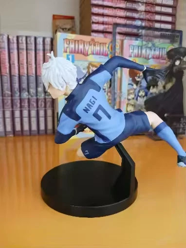 Seishiro Nagi Soccer Uniform Blue Lock Iconic Anime Figure Model PVC 5" [Boxed]