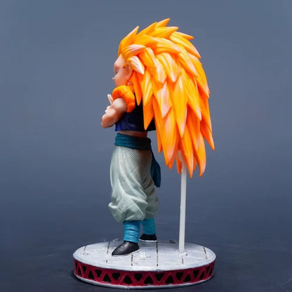 Gotenks Super Saiyan 3 Dragon Ball Z Anime Collectible Figure  PVC 6.6" [No Box]