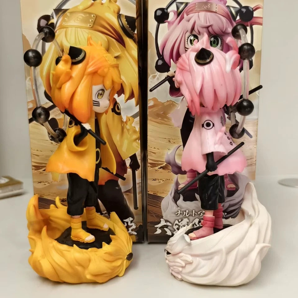 Anya Naruto Uzumaki Outfit Spy × Family Anime Kawaii Figure PVC 5.1" [Boxed]