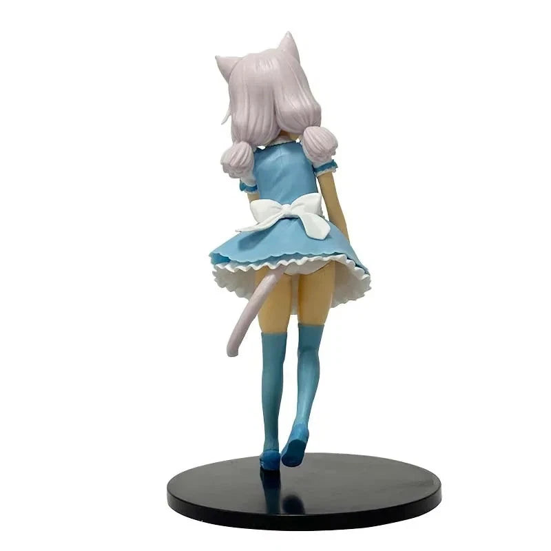 Chocola & Vanilla Maid Outfit Nekopara Anime Figure Model Statue PVC 7" [Boxed]