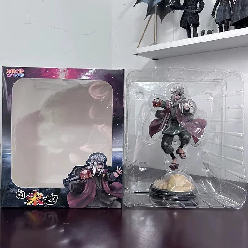 Jiraiya the Pervy Sage Naruto Shippuden Anime Figure Model Statue PVC 8" [Boxed]