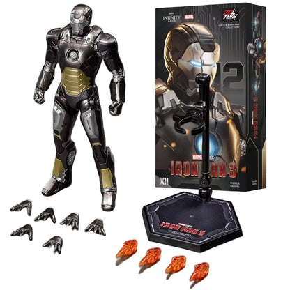 Iron Man Mark 12 Marvel Adjustable Featured Action Figure Model PVC 7" [Boxed]