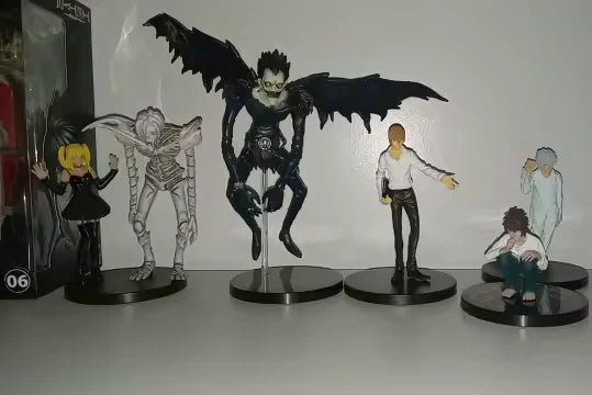 Death Note Collectible Anime Figure Model Statues PVC 3 - 5" [No Box : 6pc Set]