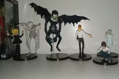 Death Note Collectible Anime Figure Model Statues PVC 3 - 5" [No Box : 6pc Set]