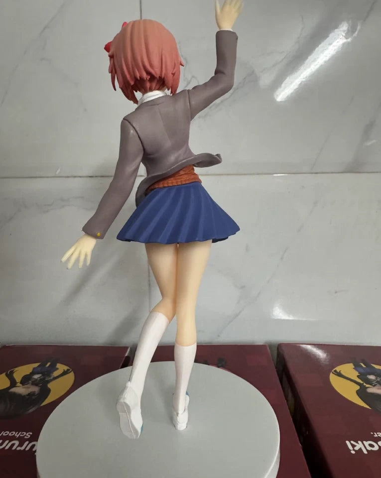 Sayori Doki Doki Literature Club! Anime Kawaii Cute Figure PVC 6.5" [Boxed]
