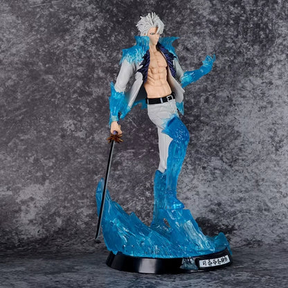 Toshiro Grand Crimson Lotus Ice Ring Bleach Iconic Anime Figure PVC 11" [Boxed]