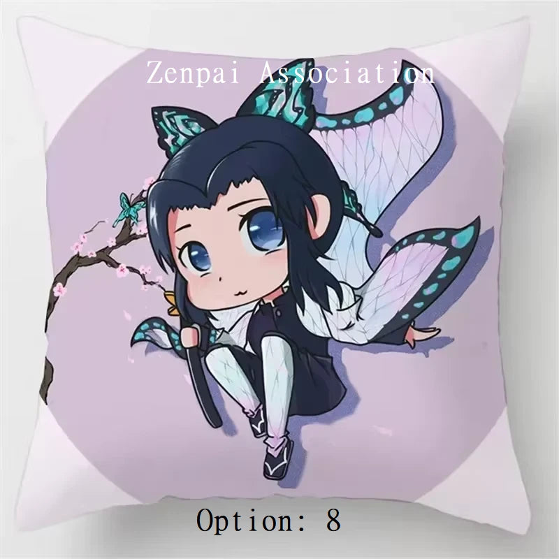 Hashira Corps Demon Slayer Anime Soft Pillow Cushion Cover 2 x 2 ft