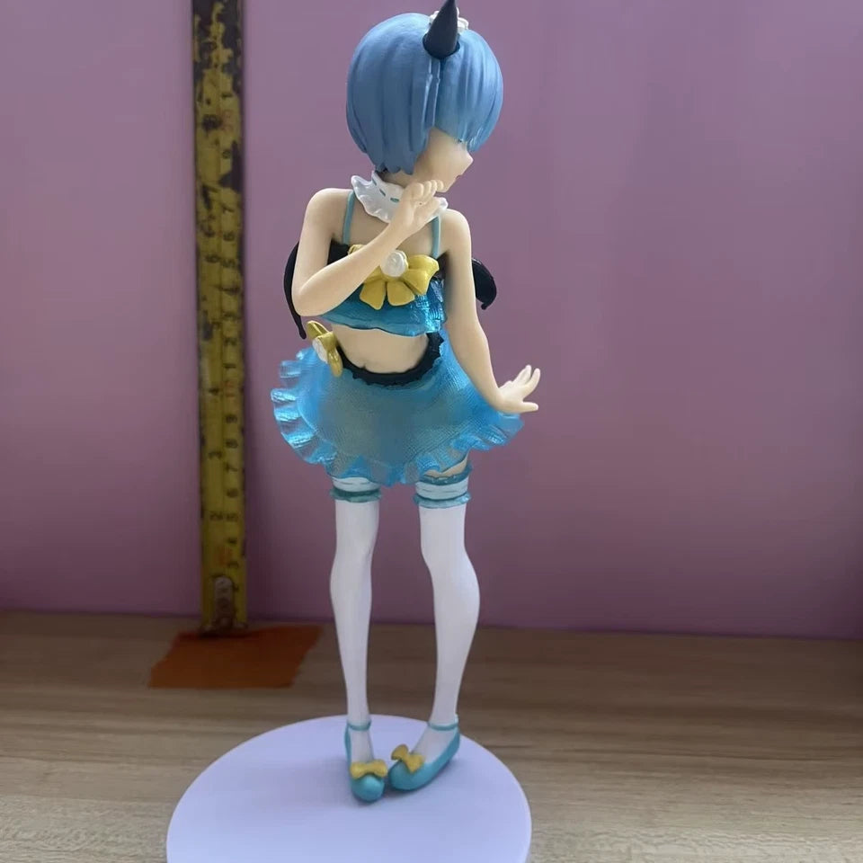 Rem Succubus Re: Zero Anime Kawaii Petite Figure PVC 8" [No Box]