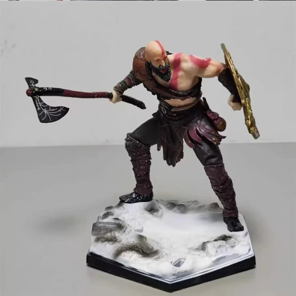 Kratos & Atreus God of War Video Game Action Figure Model Statue PVC 8" [Boxed]