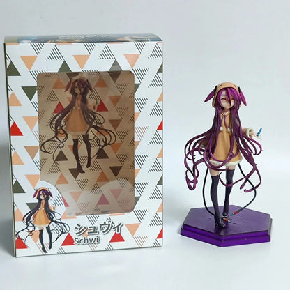 Zero Schwi Adorable Hoodie No Game No Life Anime Kawaii Figure PVC 7" [Boxed]