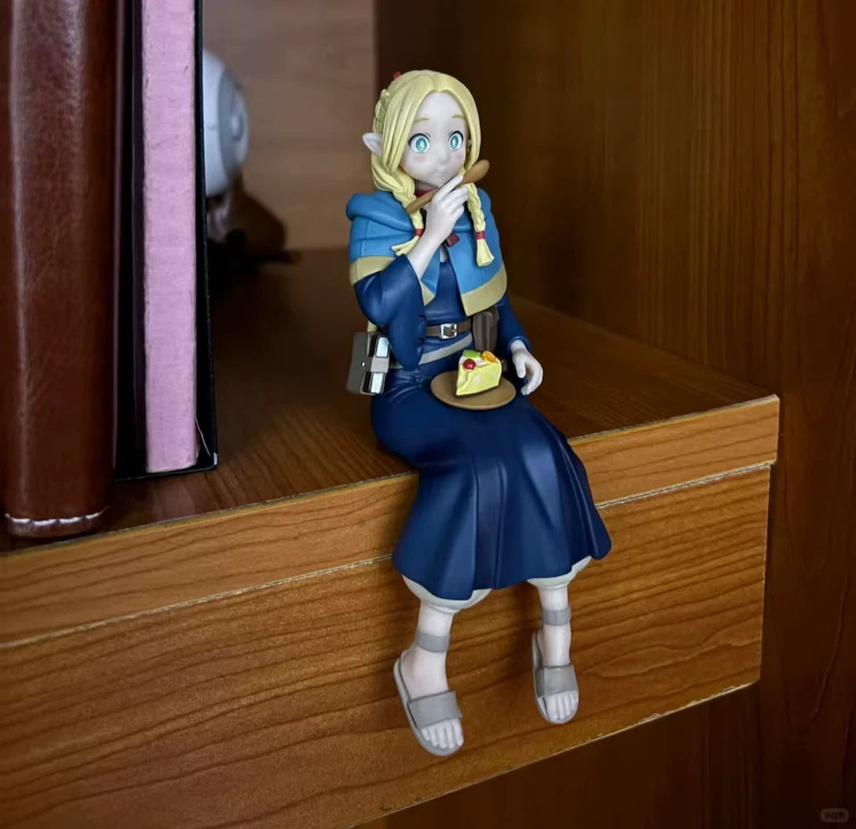 Marcille Donato Eating Cake Delicious in Dungeon Anime Kawaii Figure PVC 5.1" [Boxed]