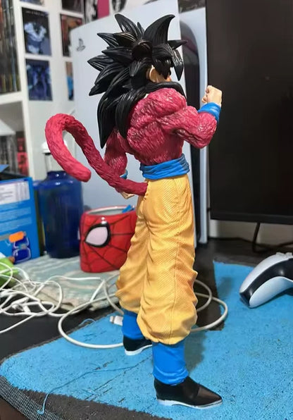 Goku SSJ4 Dragon Ball Z Anime Collectible Rare Action Figure PVC 11" [No Box]