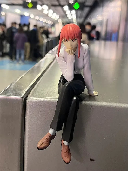 Makima Noodle Stopper Chainsaw Man Anime Desktop Figure PVC 5.5" [No Box]