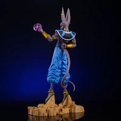 Beerus the Destroyer Dragon Ball Super Anime Figure Model Statue PVC 11" [No Box]