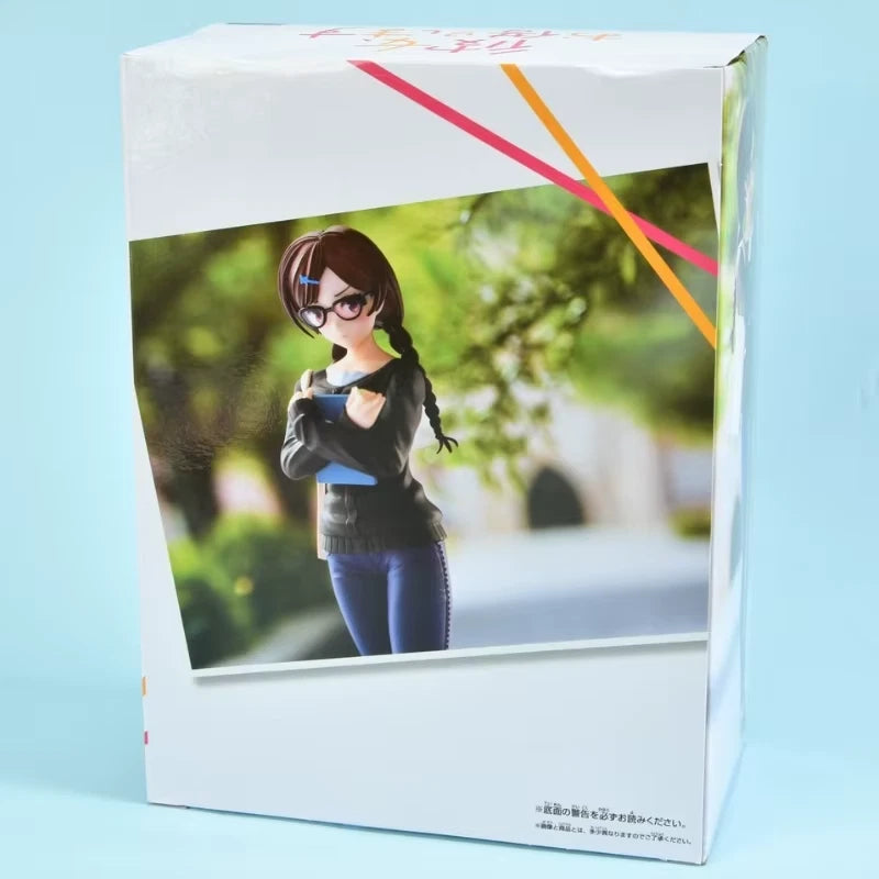 Chizuru Cute Nerd Rent-A-Girlfriend Anime Kawaii Figure PVC 6.6" [Boxed]
