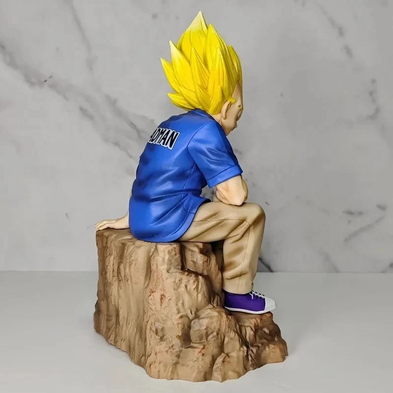 Vegeta SSJ1 Dragon Ball Z Collectible Anime Figure Model Statue PVC 8.6" [Boxed]