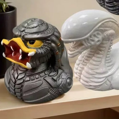 Predator Duck Parody Funny Desktop Statue Figurine Resin 2.7" [Boxed]