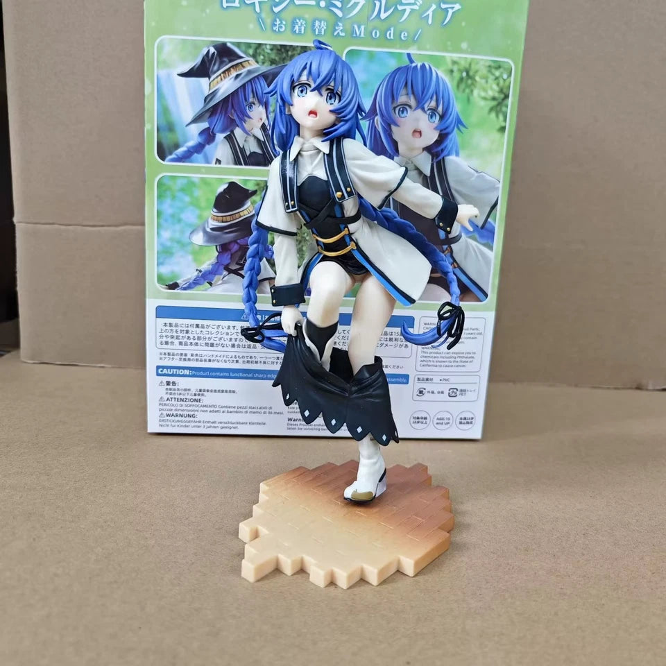 Roxy Mushoku Changing Clothes Jobless Reincarnation Kawaii Anime Figure PVC 7" [Boxed] *Adult Collectible*