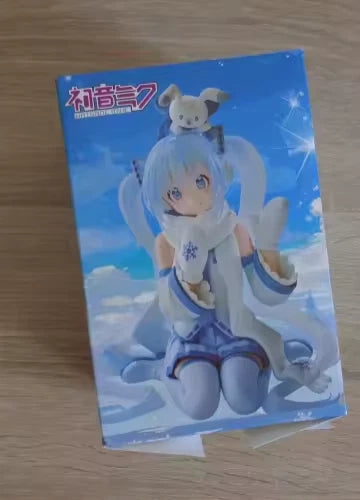 Hatsune Miku Snow Sky Town Ver Project DIVA Vocaloid Anime Figure PVC 5" [Box]