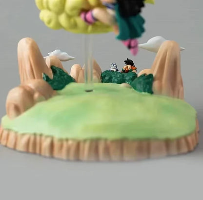 Childhood Goku & Chi-Chi Dragon Ball Anime Figure Model Statue PVC 5.5" [Boxed]