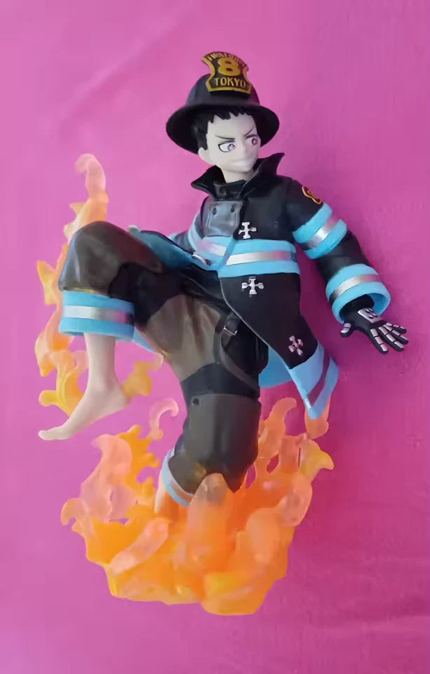 Shinra Kusakabe Fire Force Anime Collectible Action Figure PVC 5" [No Box]