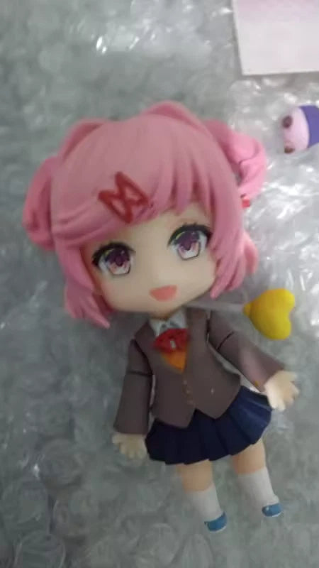 Natsuki Doki Doki Literature Club! Adjustable Kawaii Anime Figure PVC 4" [Boxed]