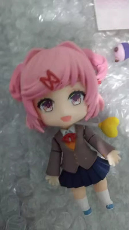 Natsuki Doki Doki Literature Club! Adjustable Kawaii Anime Figure PVC 4" [Boxed]