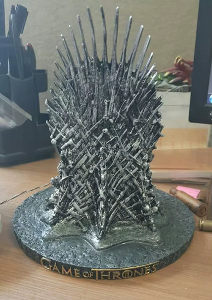 Iron Throne Game of Thrones Desktop Statue Sculpture PVC 6.2" [No Box]
