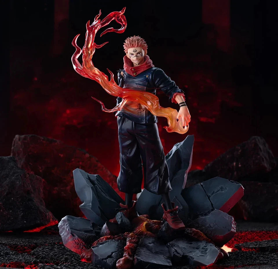 Sukuna Ryomen Divine Flame Jujutsu Kaisen Signature Anime Figure PVC 7" [Boxed]
