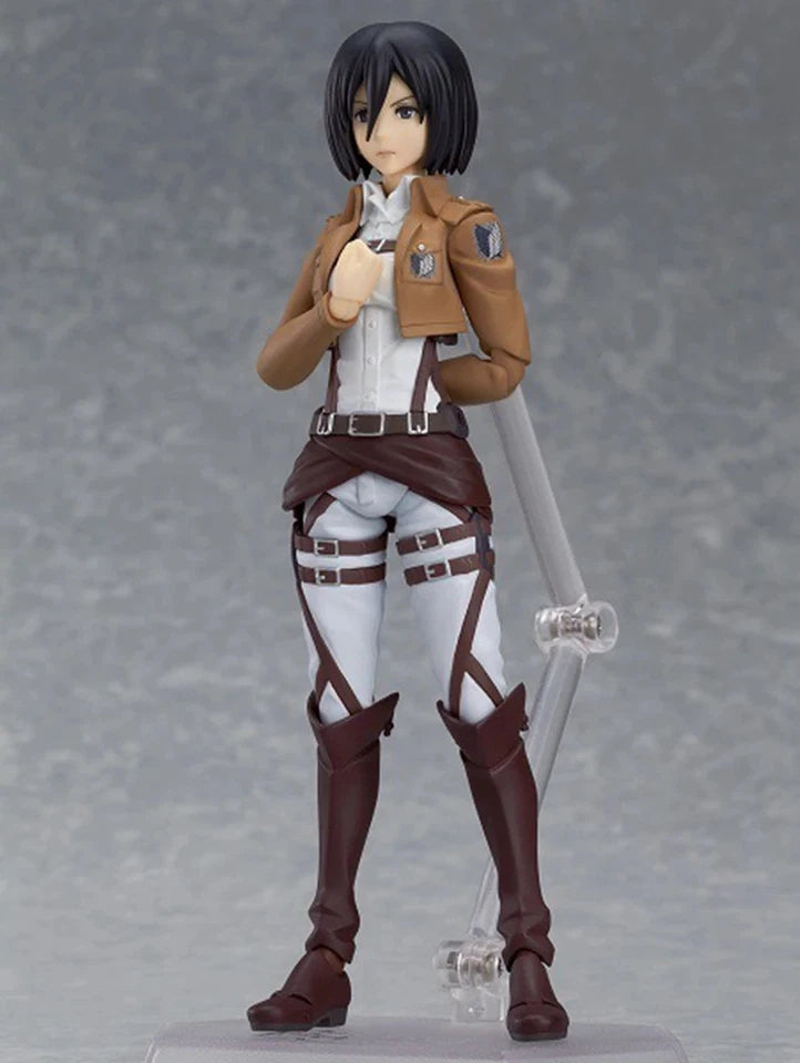 Mikasa Attack on Titan AOT Anime Adjustable Collectible Figure PVC 6.4" [Boxed]