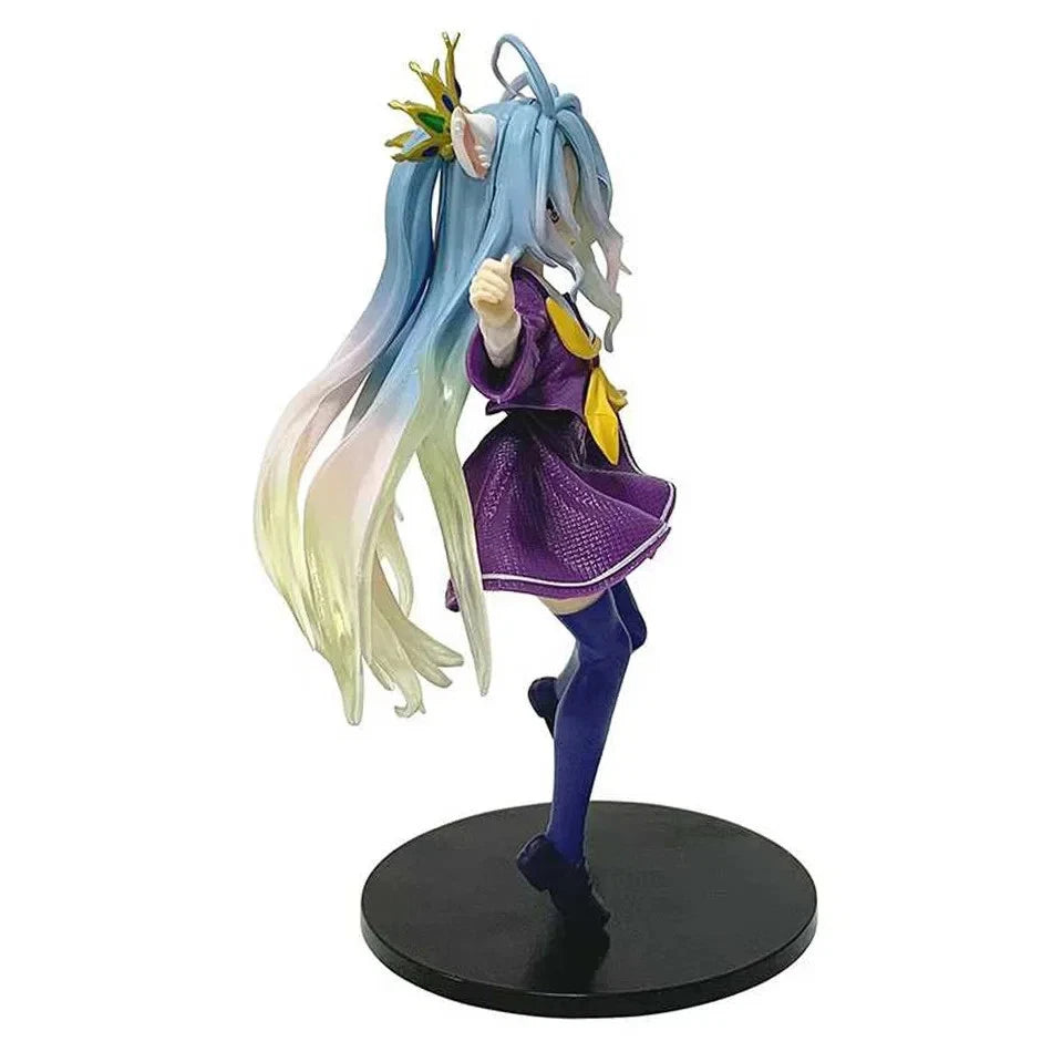 Shiro Neko No Game No Life Anime Collectible Kawaii Figure PVC 7" [Boxed]