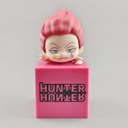 Killua, Gon, Kurapika, Hisoka Chibi Hunter × Hunter Anime Figure Model Statue PVC 4" [Boxed]
